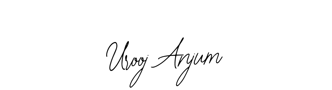 Use a signature maker to create a handwritten signature online. With this signature software, you can design (Bearetta-2O07w) your own signature for name Urooj Anjum. Urooj Anjum signature style 12 images and pictures png