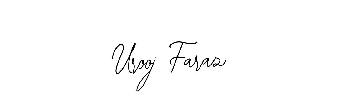 Create a beautiful signature design for name Urooj Faraz. With this signature (Bearetta-2O07w) fonts, you can make a handwritten signature for free. Urooj Faraz signature style 12 images and pictures png