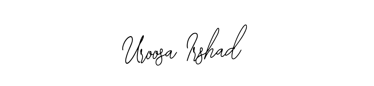 See photos of Uroosa Irshad official signature by Spectra . Check more albums & portfolios. Read reviews & check more about Bearetta-2O07w font. Uroosa Irshad signature style 12 images and pictures png
