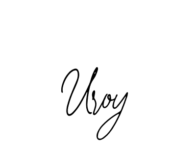 You should practise on your own different ways (Bearetta-2O07w) to write your name (Uroy) in signature. don't let someone else do it for you. Uroy signature style 12 images and pictures png