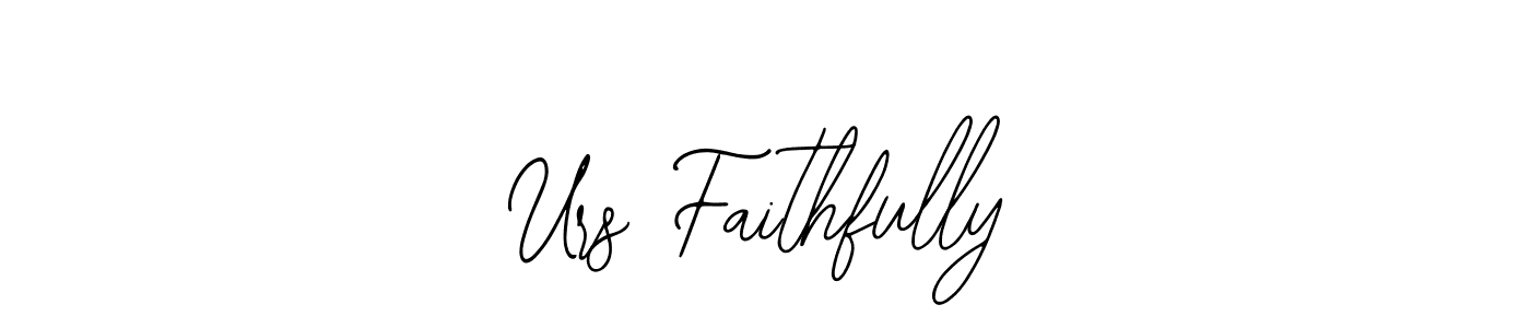 Use a signature maker to create a handwritten signature online. With this signature software, you can design (Bearetta-2O07w) your own signature for name Urs Faithfully. Urs Faithfully signature style 12 images and pictures png