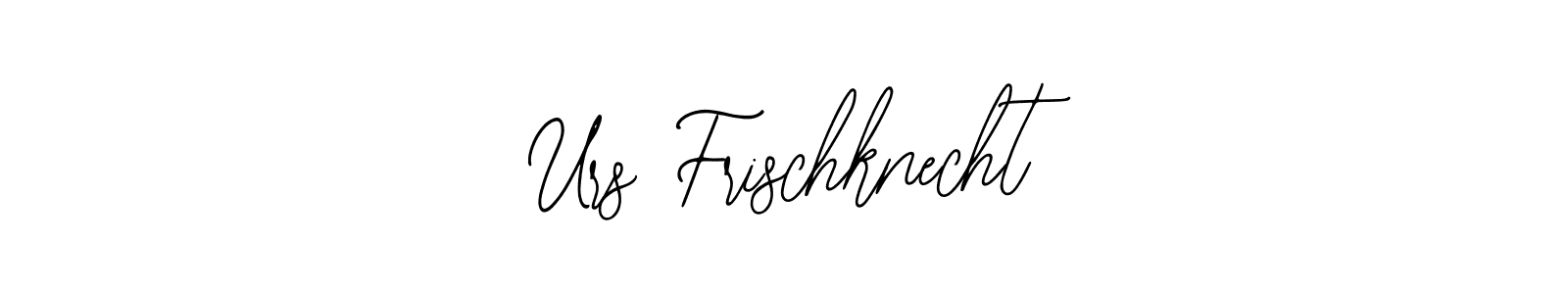 You should practise on your own different ways (Bearetta-2O07w) to write your name (Urs Frischknecht) in signature. don't let someone else do it for you. Urs Frischknecht signature style 12 images and pictures png