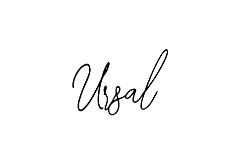 Use a signature maker to create a handwritten signature online. With this signature software, you can design (Bearetta-2O07w) your own signature for name Ursal. Ursal signature style 12 images and pictures png