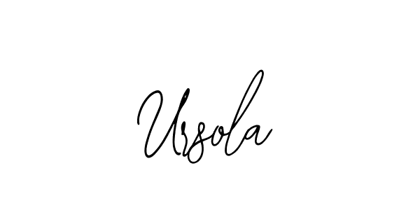 You should practise on your own different ways (Bearetta-2O07w) to write your name (Ursola) in signature. don't let someone else do it for you. Ursola signature style 12 images and pictures png