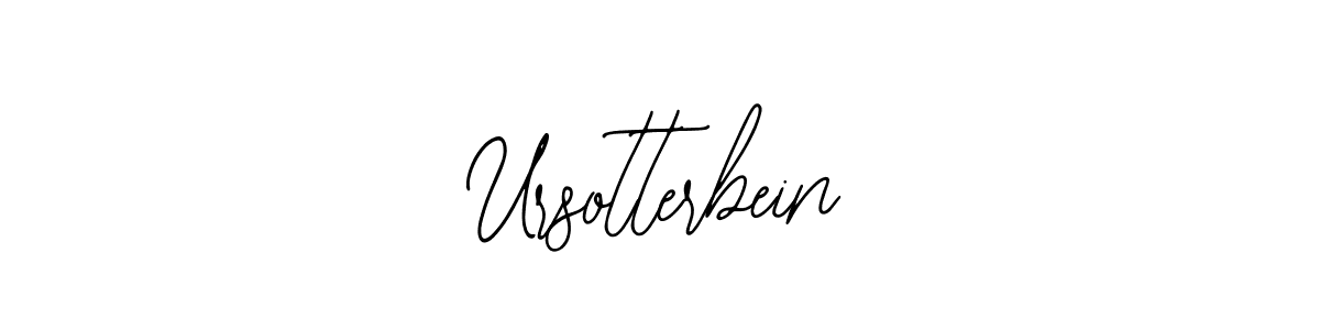 Design your own signature with our free online signature maker. With this signature software, you can create a handwritten (Bearetta-2O07w) signature for name Ursotterbein. Ursotterbein signature style 12 images and pictures png