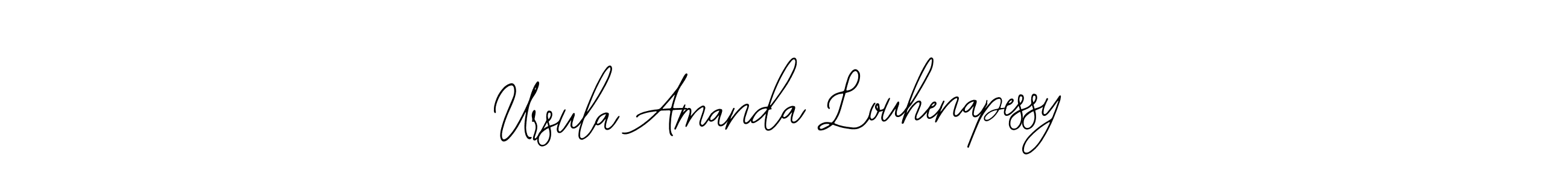 Design your own signature with our free online signature maker. With this signature software, you can create a handwritten (Bearetta-2O07w) signature for name Ursula Amanda Louhenapessy. Ursula Amanda Louhenapessy signature style 12 images and pictures png