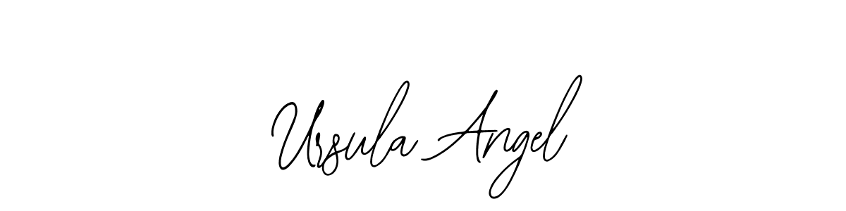 Use a signature maker to create a handwritten signature online. With this signature software, you can design (Bearetta-2O07w) your own signature for name Ursula Angel. Ursula Angel signature style 12 images and pictures png