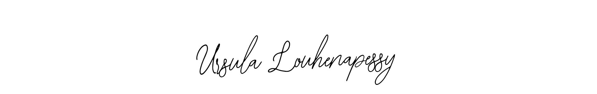 Once you've used our free online signature maker to create your best signature Bearetta-2O07w style, it's time to enjoy all of the benefits that Ursula Louhenapessy name signing documents. Ursula Louhenapessy signature style 12 images and pictures png