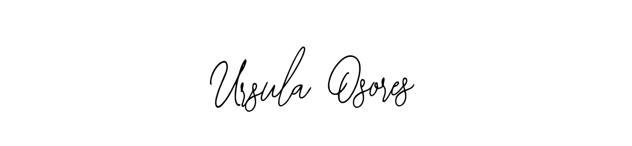 You should practise on your own different ways (Bearetta-2O07w) to write your name (Ursula Osores) in signature. don't let someone else do it for you. Ursula Osores signature style 12 images and pictures png
