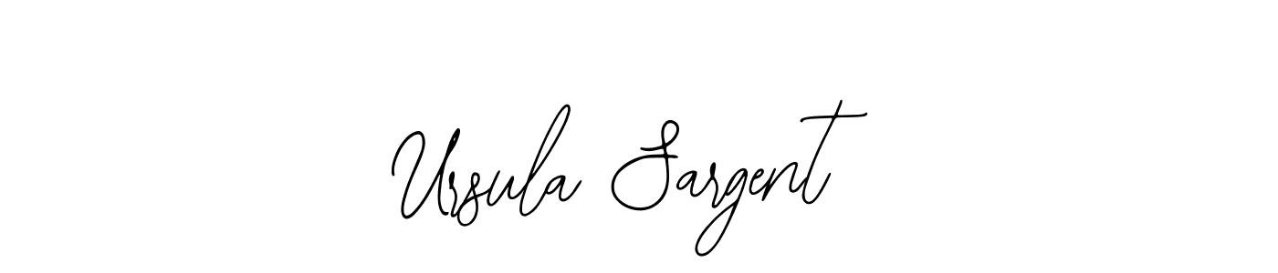 Similarly Bearetta-2O07w is the best handwritten signature design. Signature creator online .You can use it as an online autograph creator for name Ursula Sargent. Ursula Sargent signature style 12 images and pictures png