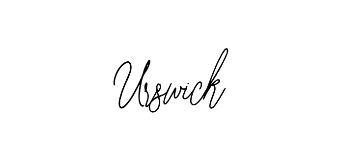 The best way (Bearetta-2O07w) to make a short signature is to pick only two or three words in your name. The name Urswick include a total of six letters. For converting this name. Urswick signature style 12 images and pictures png