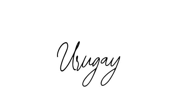 Urugay stylish signature style. Best Handwritten Sign (Bearetta-2O07w) for my name. Handwritten Signature Collection Ideas for my name Urugay. Urugay signature style 12 images and pictures png