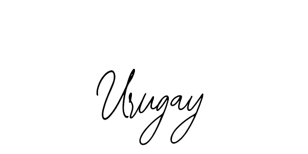 Urugay stylish signature style. Best Handwritten Sign (Bearetta-2O07w) for my name. Handwritten Signature Collection Ideas for my name Urugay. Urugay signature style 12 images and pictures png