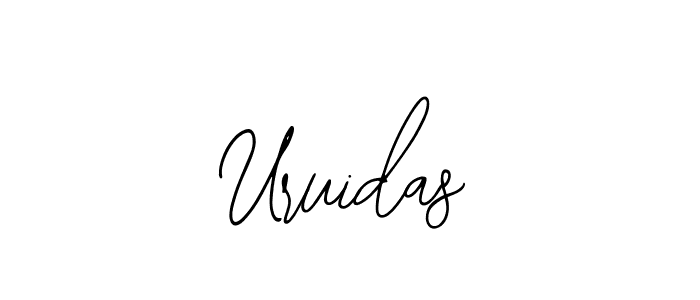 You should practise on your own different ways (Bearetta-2O07w) to write your name (Uruidas) in signature. don't let someone else do it for you. Uruidas signature style 12 images and pictures png