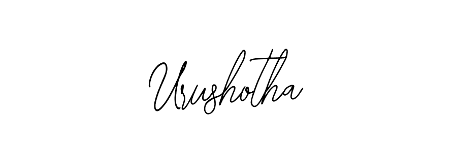 Also we have Urushotha name is the best signature style. Create professional handwritten signature collection using Bearetta-2O07w autograph style. Urushotha signature style 12 images and pictures png