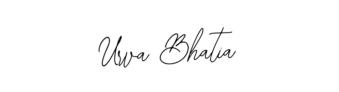 Use a signature maker to create a handwritten signature online. With this signature software, you can design (Bearetta-2O07w) your own signature for name Urva Bhatia. Urva Bhatia signature style 12 images and pictures png
