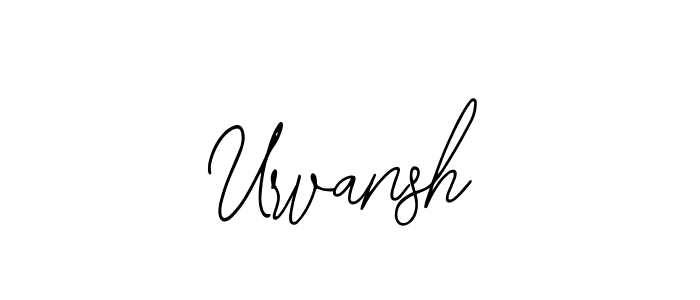 Design your own signature with our free online signature maker. With this signature software, you can create a handwritten (Bearetta-2O07w) signature for name Urvansh. Urvansh signature style 12 images and pictures png