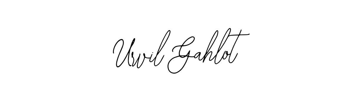 How to make Urvil Gahlot signature? Bearetta-2O07w is a professional autograph style. Create handwritten signature for Urvil Gahlot name. Urvil Gahlot signature style 12 images and pictures png