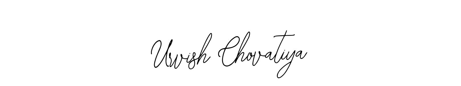 You can use this online signature creator to create a handwritten signature for the name Urvish Chovatiya. This is the best online autograph maker. Urvish Chovatiya signature style 12 images and pictures png