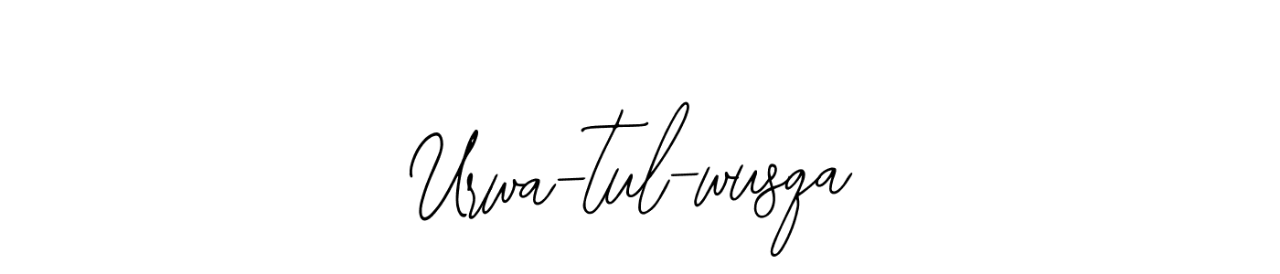 How to Draw Urwa-tul-wusqa signature style? Bearetta-2O07w is a latest design signature styles for name Urwa-tul-wusqa. Urwa-tul-wusqa signature style 12 images and pictures png