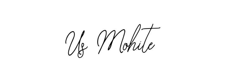 Bearetta-2O07w is a professional signature style that is perfect for those who want to add a touch of class to their signature. It is also a great choice for those who want to make their signature more unique. Get Us Mohite name to fancy signature for free. Us Mohite signature style 12 images and pictures png