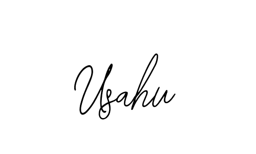 You should practise on your own different ways (Bearetta-2O07w) to write your name (Usahu) in signature. don't let someone else do it for you. Usahu signature style 12 images and pictures png