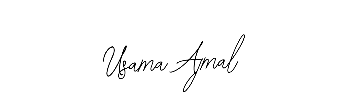 You can use this online signature creator to create a handwritten signature for the name Usama Ajmal. This is the best online autograph maker. Usama Ajmal signature style 12 images and pictures png