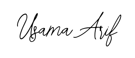 Create your official email sign-off with Usama Arif name in Bearetta-2O07w style. Crisp, clean, and perfectly legible across all screens. Usama Arif signature style 12 images and pictures png
