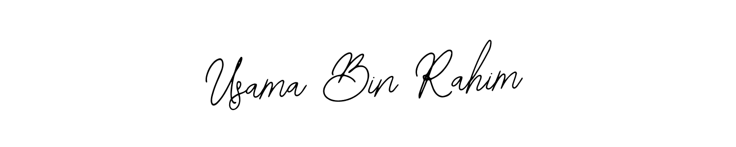 if you are searching for the best signature style for your name Usama Bin Rahim. so please give up your signature search. here we have designed multiple signature styles  using Bearetta-2O07w. Usama Bin Rahim signature style 12 images and pictures png