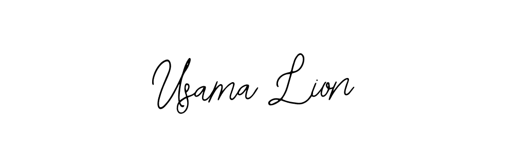Also we have Usama Lion name is the best signature style. Create professional handwritten signature collection using Bearetta-2O07w autograph style. Usama Lion signature style 12 images and pictures png