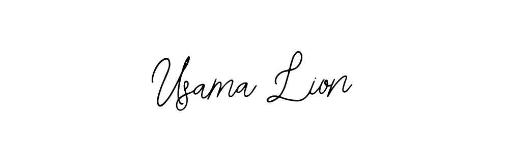 Also we have Usama Lion name is the best signature style. Create professional handwritten signature collection using Bearetta-2O07w autograph style. Usama Lion signature style 12 images and pictures png