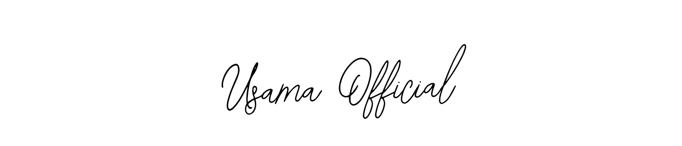 Make a beautiful signature design for name Usama Official. Use this online signature maker to create a handwritten signature for free. Usama Official signature style 12 images and pictures png