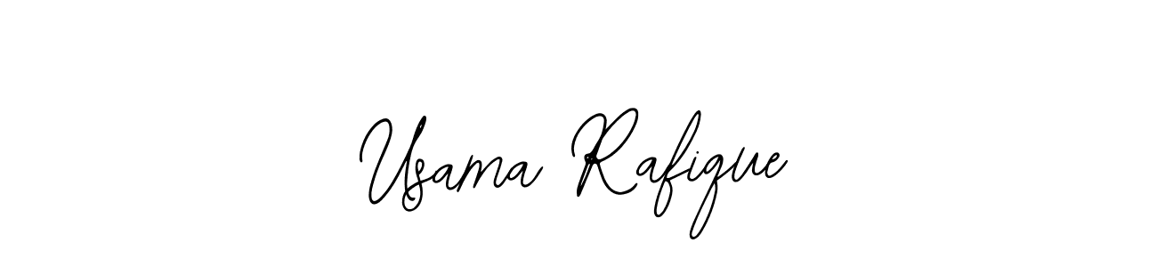 Also we have Usama Rafique name is the best signature style. Create professional handwritten signature collection using Bearetta-2O07w autograph style. Usama Rafique signature style 12 images and pictures png