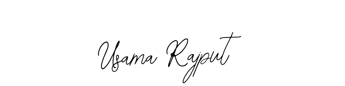 Make a beautiful signature design for name Usama Rajput. With this signature (Bearetta-2O07w) style, you can create a handwritten signature for free. Usama Rajput signature style 12 images and pictures png