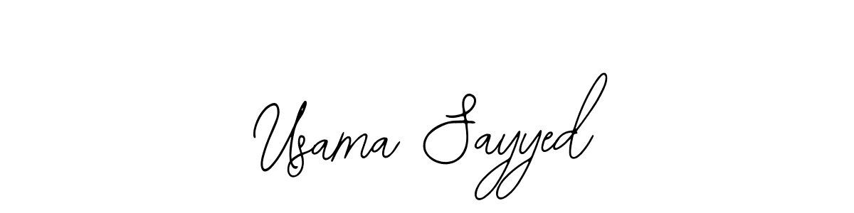 Make a beautiful signature design for name Usama Sayyed. Use this online signature maker to create a handwritten signature for free. Usama Sayyed signature style 12 images and pictures png
