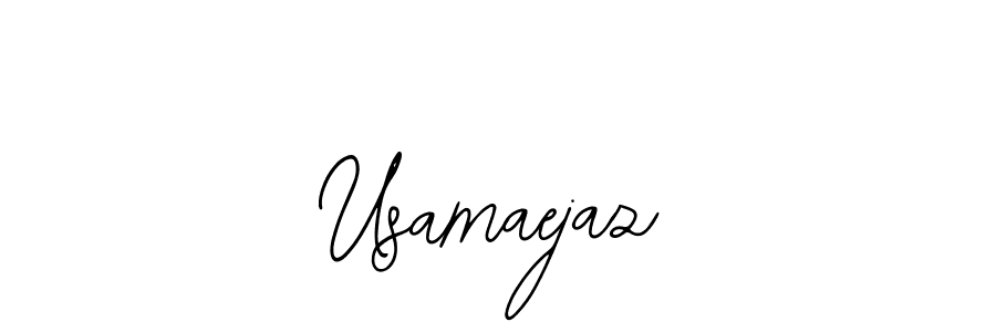 The best way (Bearetta-2O07w) to make a short signature is to pick only two or three words in your name. The name Usamaejaz include a total of six letters. For converting this name. Usamaejaz signature style 12 images and pictures png