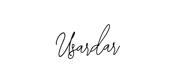Similarly Bearetta-2O07w is the best handwritten signature design. Signature creator online .You can use it as an online autograph creator for name Usardar. Usardar signature style 12 images and pictures png