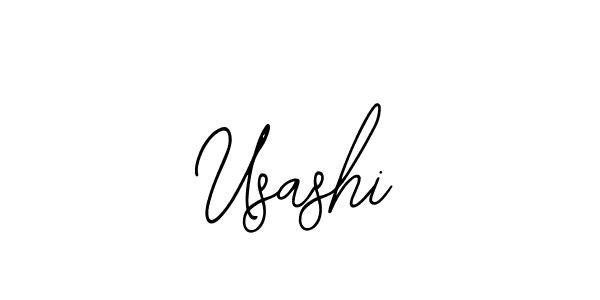 Design your own signature with our free online signature maker. With this signature software, you can create a handwritten (Bearetta-2O07w) signature for name Usashi. Usashi signature style 12 images and pictures png