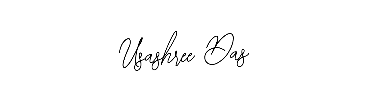 How to make Usashree Das name signature. Use Bearetta-2O07w style for creating short signs online. This is the latest handwritten sign. Usashree Das signature style 12 images and pictures png