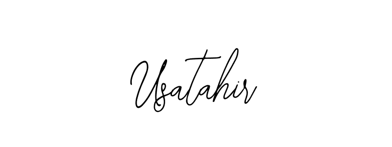 You should practise on your own different ways (Bearetta-2O07w) to write your name (Usatahir) in signature. don't let someone else do it for you. Usatahir signature style 12 images and pictures png