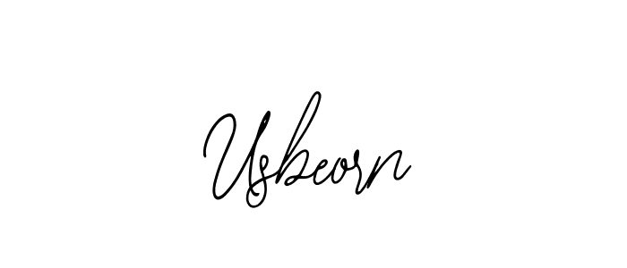 Design your own signature with our free online signature maker. With this signature software, you can create a handwritten (Bearetta-2O07w) signature for name Usbeorn. Usbeorn signature style 12 images and pictures png