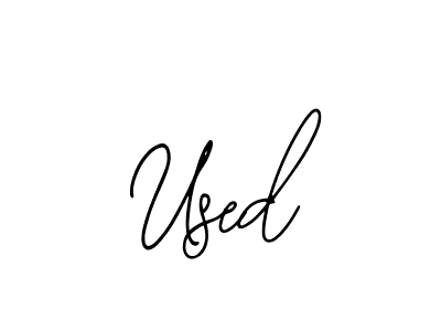 How to make Used signature? Bearetta-2O07w is a professional autograph style. Create handwritten signature for Used name. Used signature style 12 images and pictures png