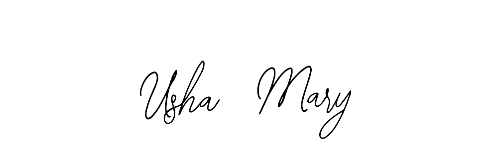 Once you've used our free online signature maker to create your best signature Bearetta-2O07w style, it's time to enjoy all of the benefits that Usha  Mary name signing documents. Usha  Mary signature style 12 images and pictures png