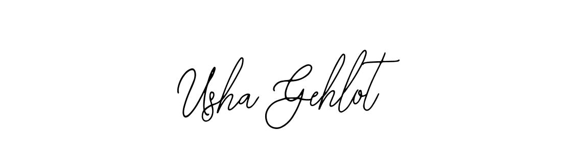 Make a short Usha Gehlot signature style. Manage your documents anywhere anytime using Bearetta-2O07w. Create and add eSignatures, submit forms, share and send files easily. Usha Gehlot signature style 12 images and pictures png