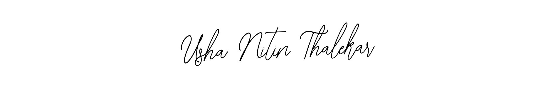 It looks lik you need a new signature style for name Usha Nitin Thalekar. Design unique handwritten (Bearetta-2O07w) signature with our free signature maker in just a few clicks. Usha Nitin Thalekar signature style 12 images and pictures png