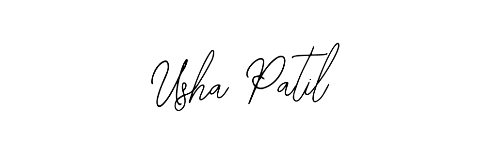 if you are searching for the best signature style for your name Usha Patil. so please give up your signature search. here we have designed multiple signature styles  using Bearetta-2O07w. Usha Patil signature style 12 images and pictures png