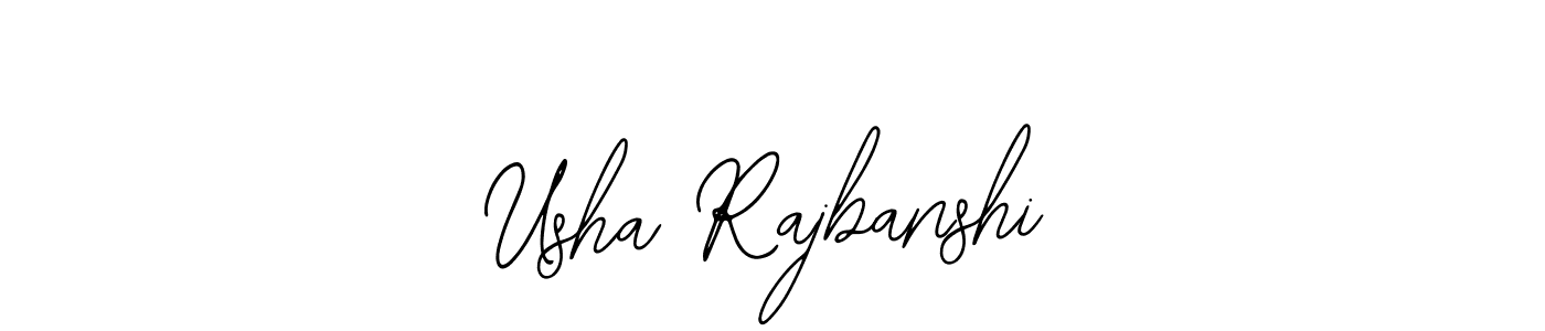 Design your own signature with our free online signature maker. With this signature software, you can create a handwritten (Bearetta-2O07w) signature for name Usha Rajbanshi. Usha Rajbanshi signature style 12 images and pictures png