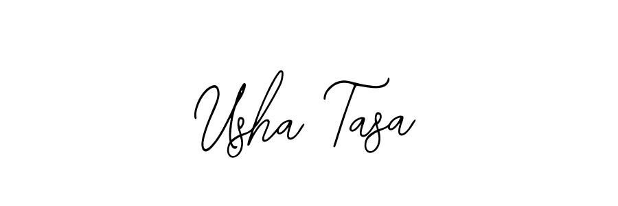 It looks lik you need a new signature style for name Usha Tasa. Design unique handwritten (Bearetta-2O07w) signature with our free signature maker in just a few clicks. Usha Tasa signature style 12 images and pictures png