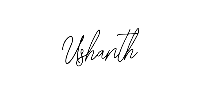 How to make Ushanth signature? Bearetta-2O07w is a professional autograph style. Create handwritten signature for Ushanth name. Ushanth signature style 12 images and pictures png