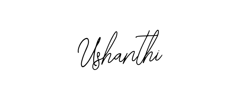 You should practise on your own different ways (Bearetta-2O07w) to write your name (Ushanthi) in signature. don't let someone else do it for you. Ushanthi signature style 12 images and pictures png